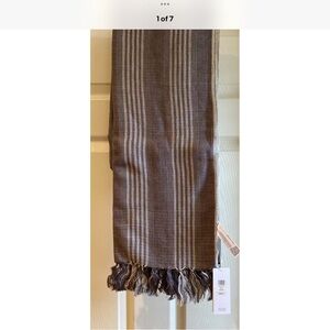 Eileen Fisher Cotton Linen Wrap/Scarf,  New In Package, $50, list $98